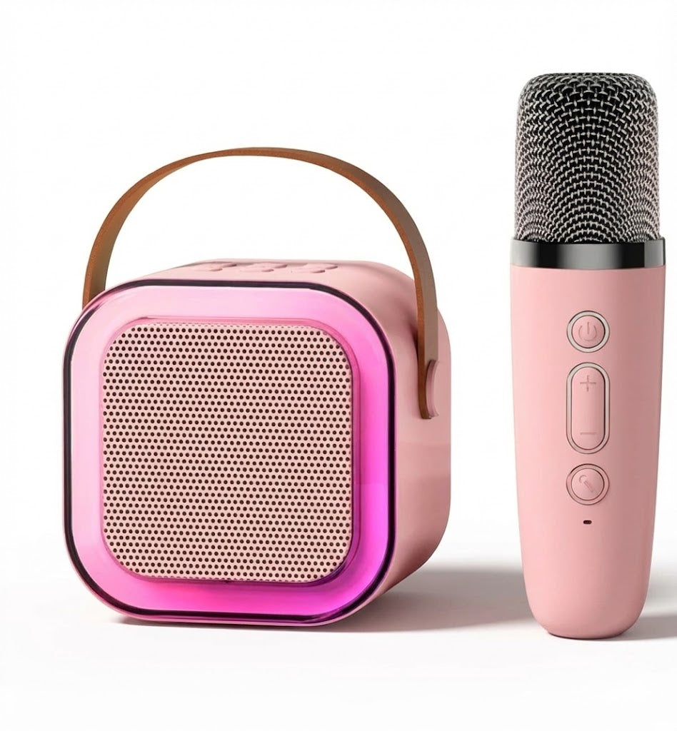 Portable Bluetooth Speaker with Wireless Microphone